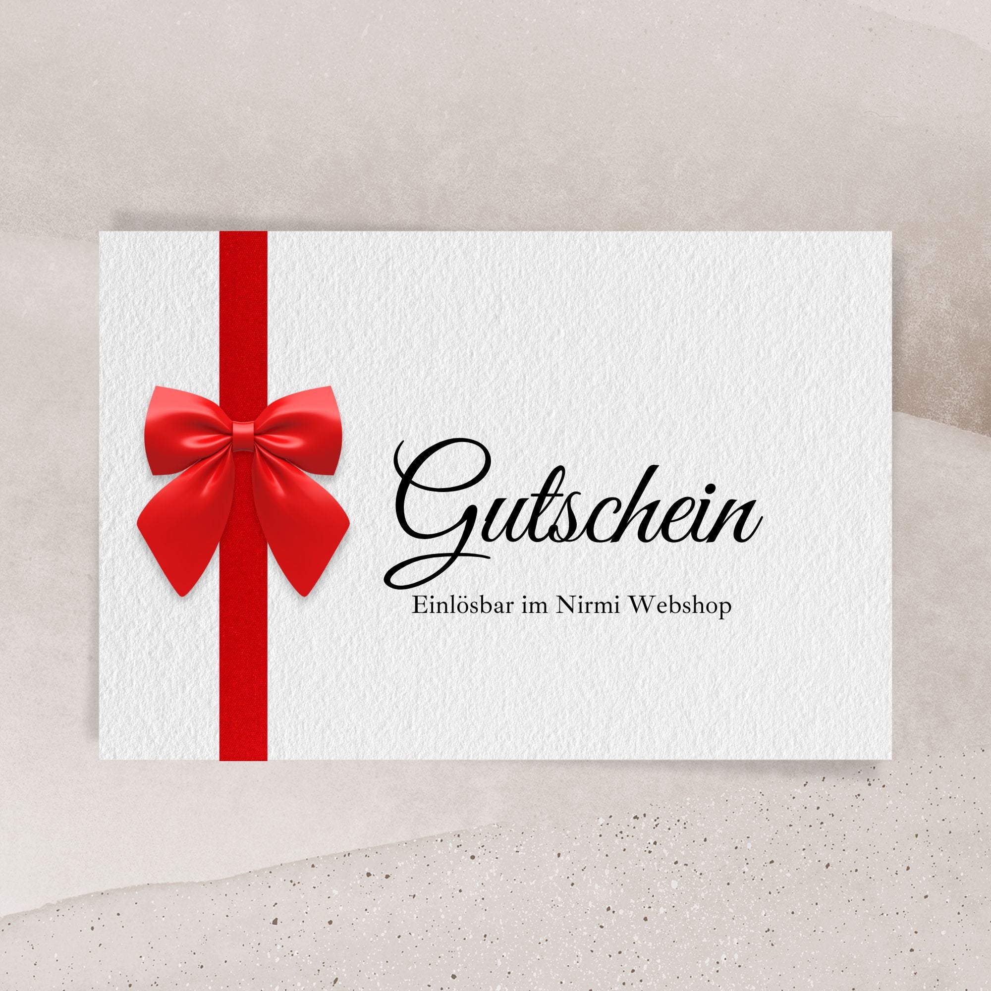 NIRMI gift voucher