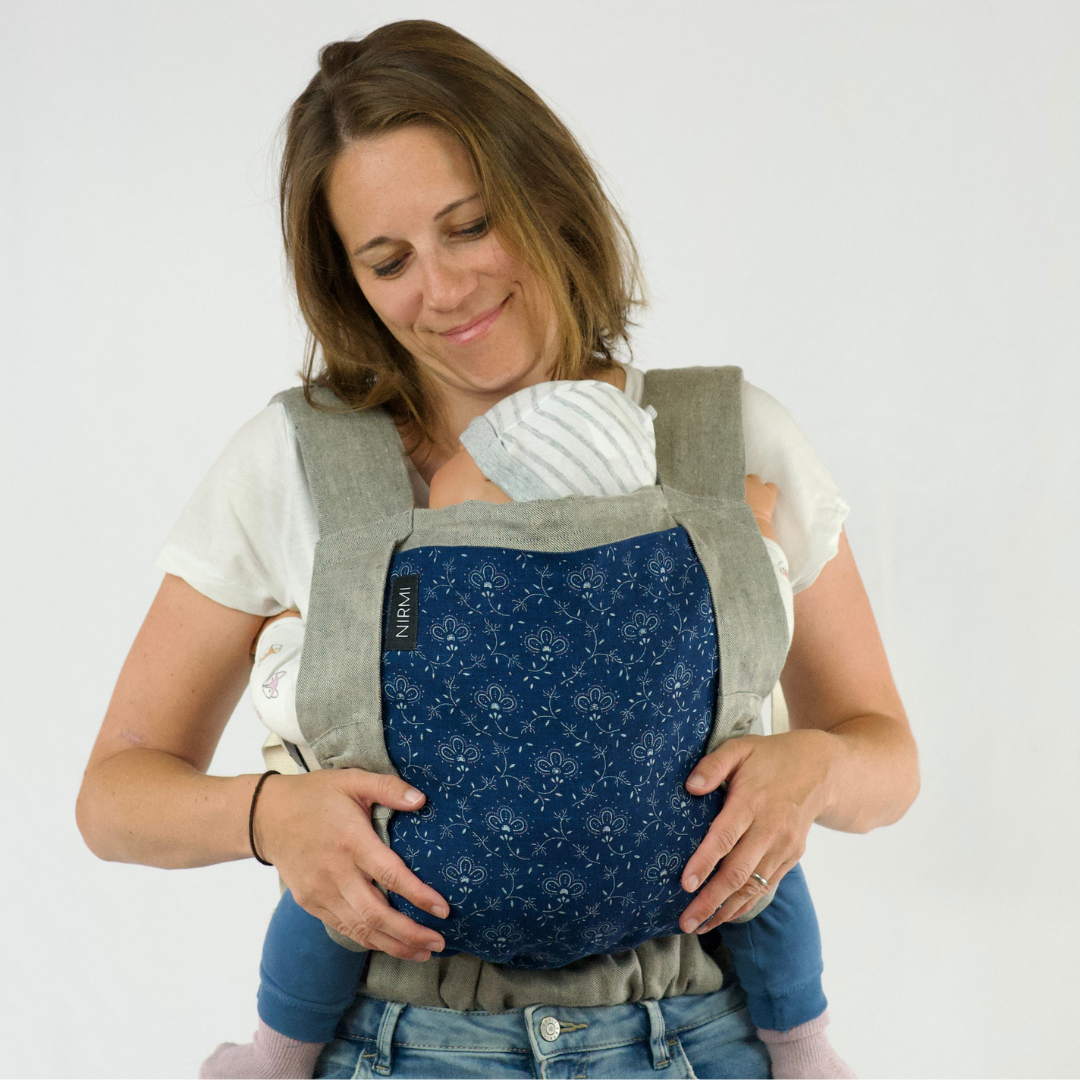 Parche estampado azul "Krönchen" (Austria)