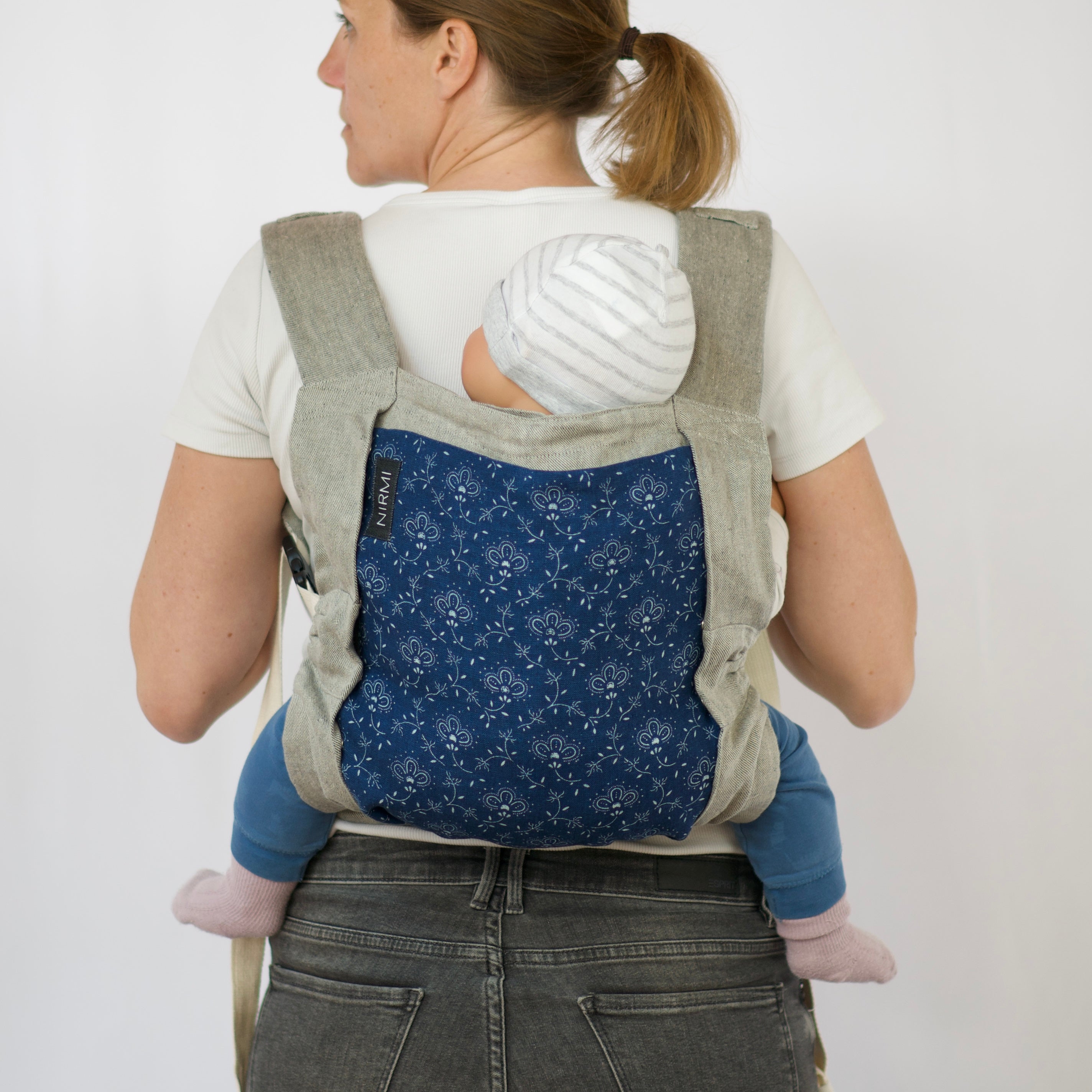 Parche estampado azul "Krönchen" (Austria)