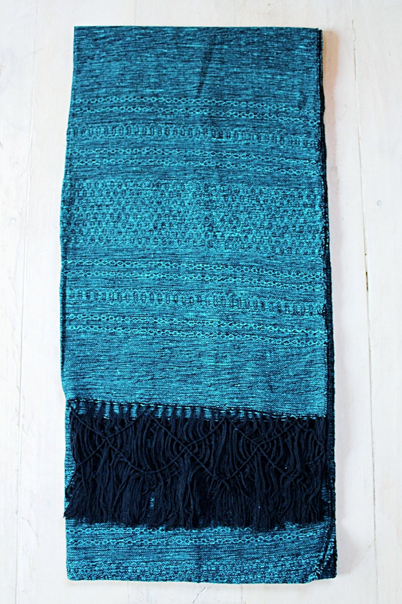 NIRMI Rebozo "Cenote" Blue by ANTAMA