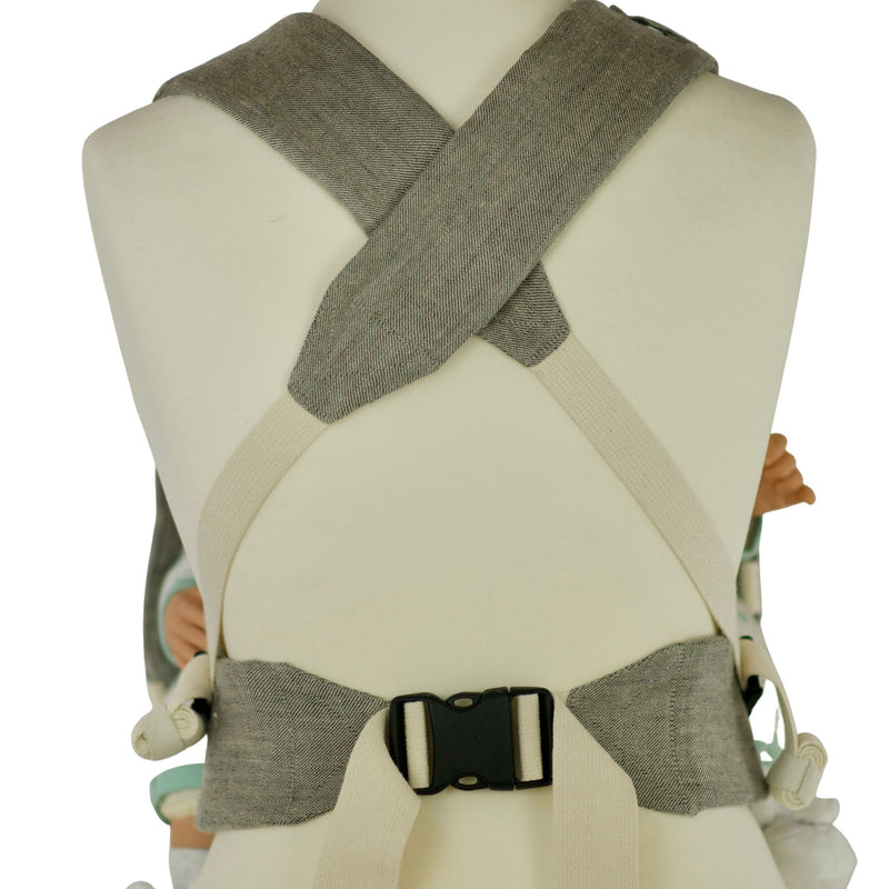 Baby carrier NIRMI Pure with Impact Patch Ch'ixal nichim (Mexico)