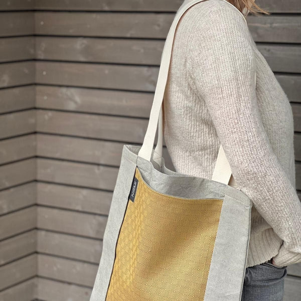 Bolso shopping Impact Bag Diamante Mostaza (México)